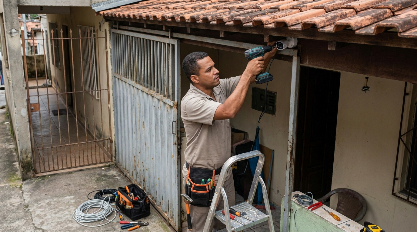 Instalação de Câmera Residencial em Sete Lagoas‑MG